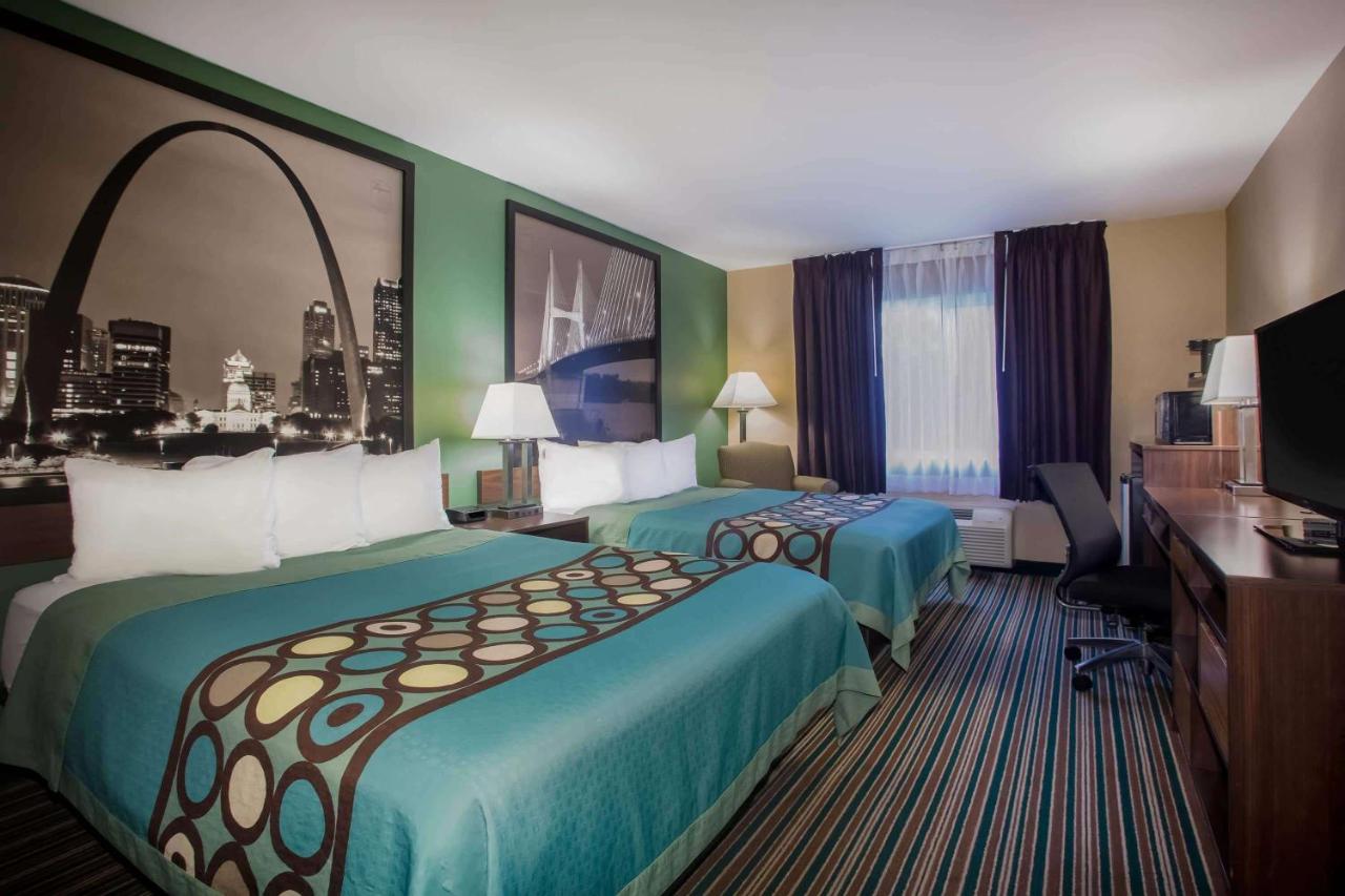 Queen Room with Two Queen Beds - Non-Smoking at Super 8 by Wyndham Union