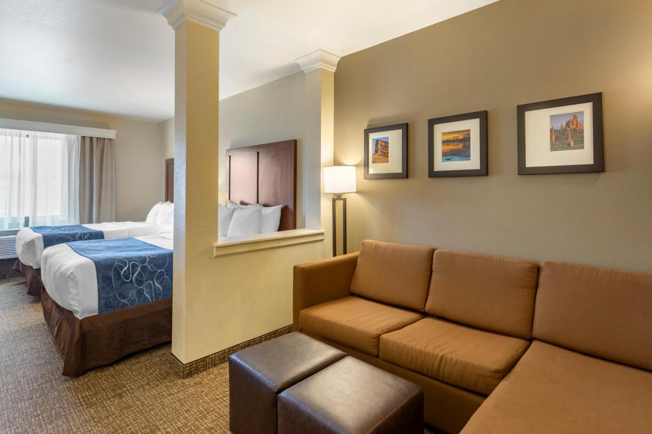 Queen Suite with Two Queen Beds and Sofa Bed - Non-Smoking at Comfort Suites Near Denver Downtown