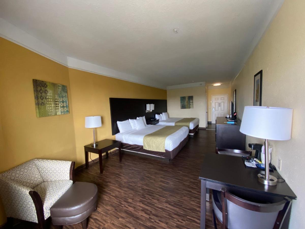 King Room with Two King Beds - Non-Smoking at Galveston Beach Hotel