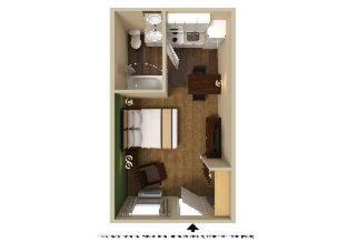 Room #47061816 at Extended Stay America Suites Orange County Brea