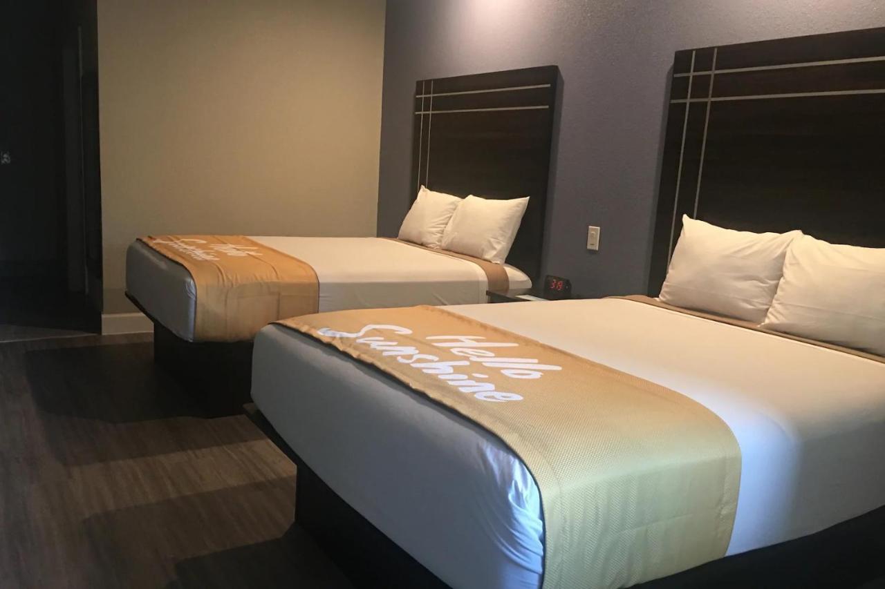 2 Queen Bed, Studio Mobility/Hearing Access Suite, Roll-In Shower, Non-Smoking at Days Inn & Suites by Wyndham La Porte