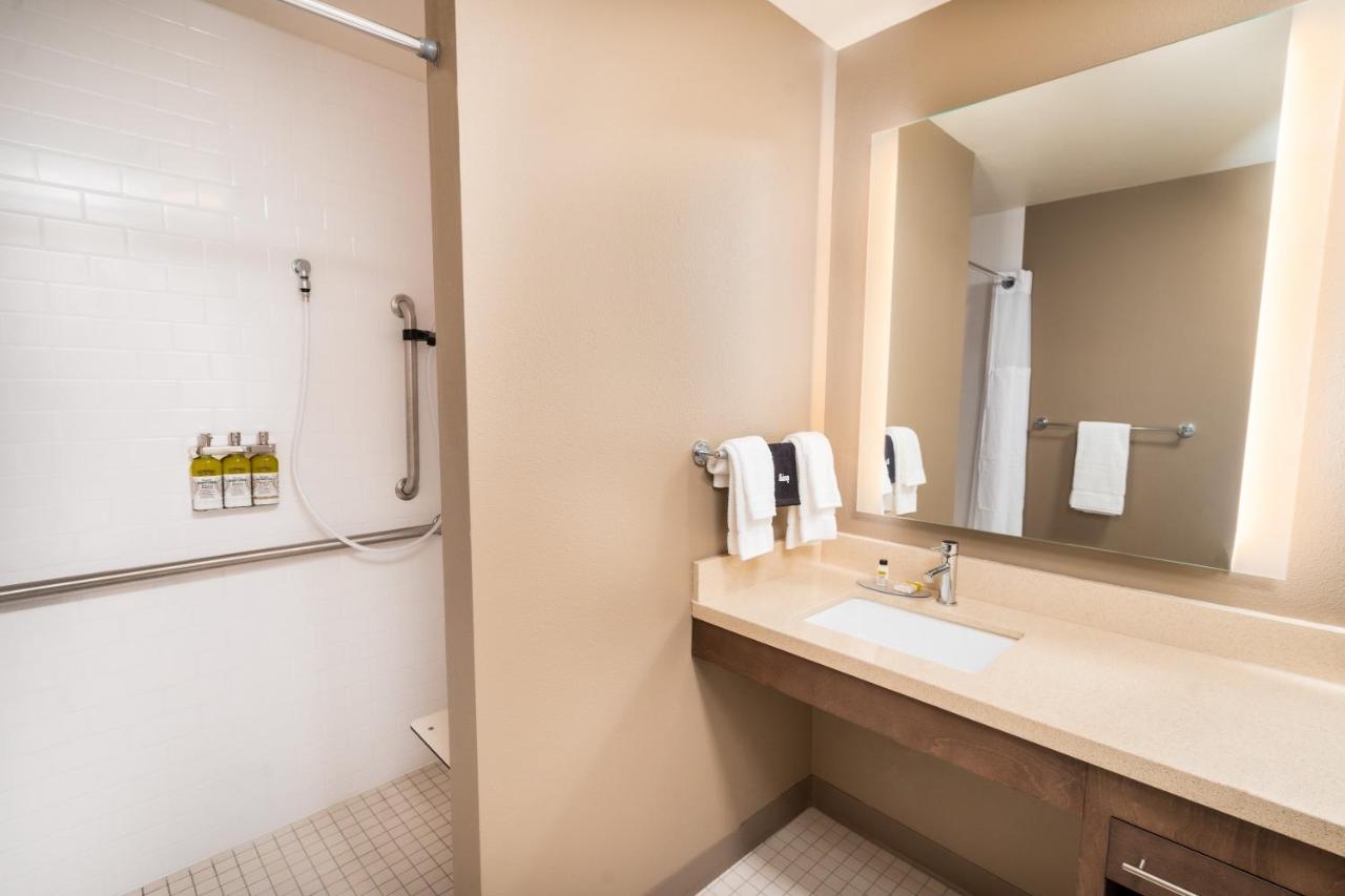 One-Bedroom King Suite with Accessible Roll-In Shower at Staybridge Suites Coeur d'Alene by IHG