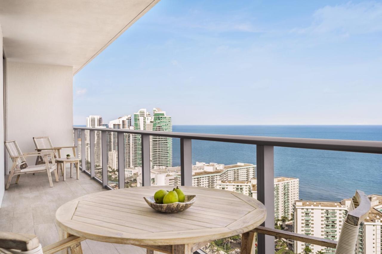 2 Bedroom Corner Suite View-Ocean/Intracoastal/City with Kitchen at Hyde Beach House
