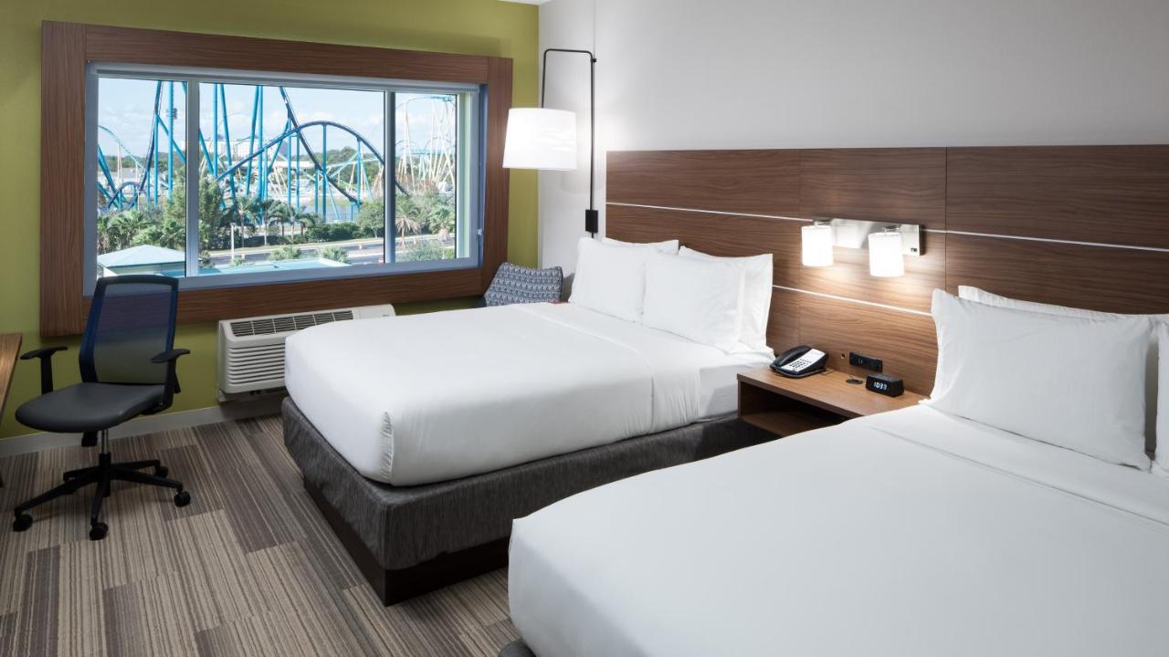 Queen Room with Two Queen Beds at Holiday Inn Express & Suites Orlando at SeaWorld by IHG