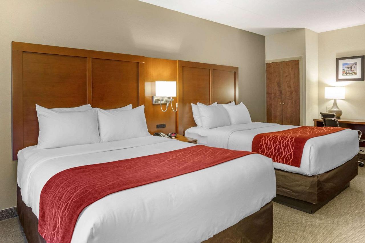 Queen Room with Two Queen Beds Poolside at Comfort Inn Lancaster at Rockvale