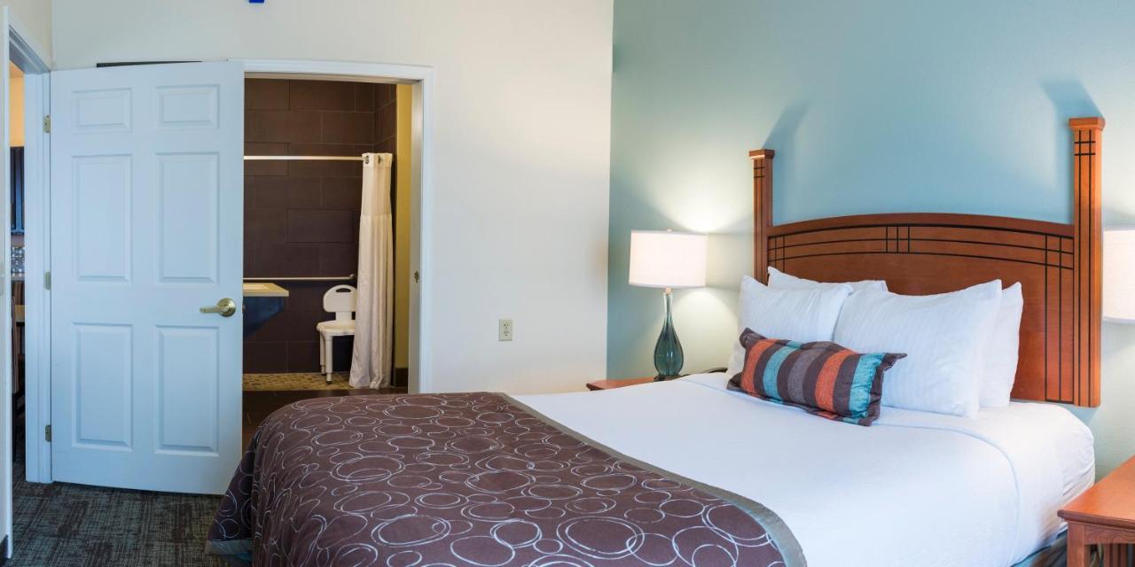 One Bedroom Suite with Queen Bed and Hearing Accessible Roll In Shower - Non-Smoking at Staybridge Suites Fargo, an IHG Hotel