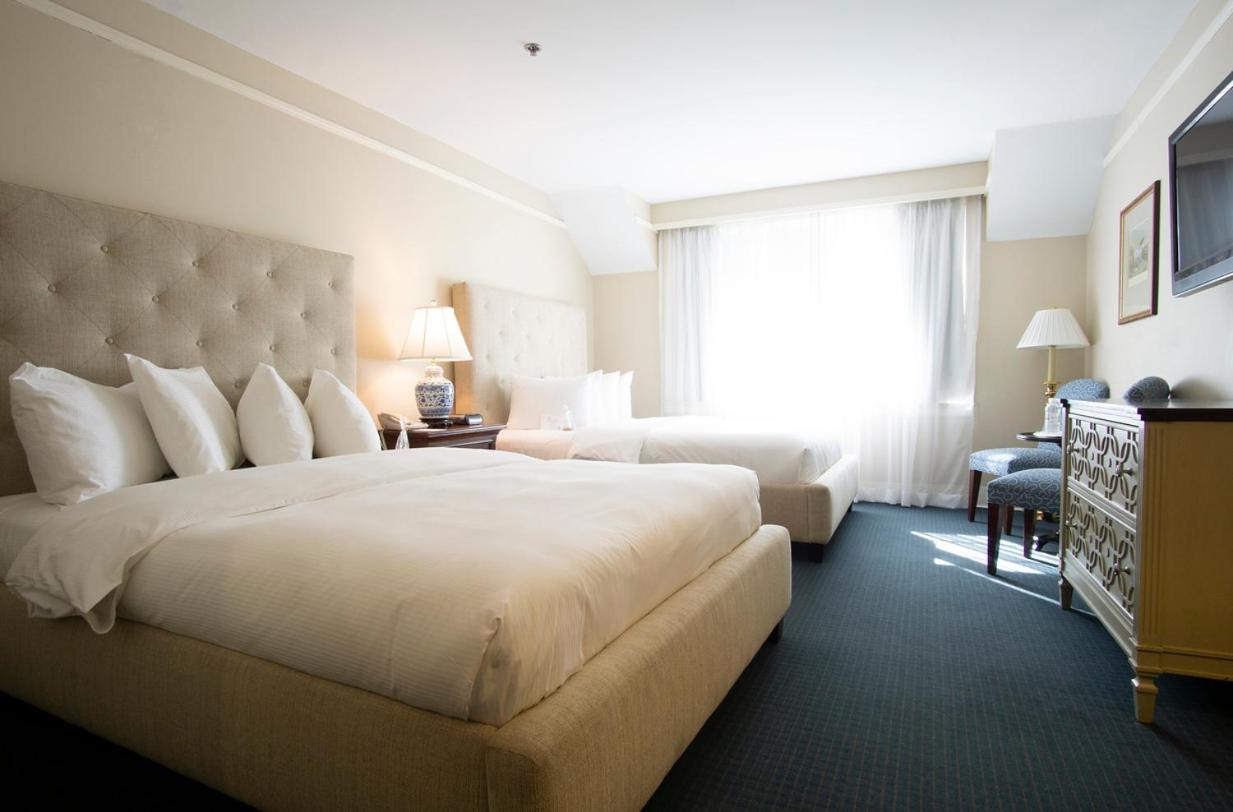 Deluxe Room with Two Queen Beds at Simsbury Inn