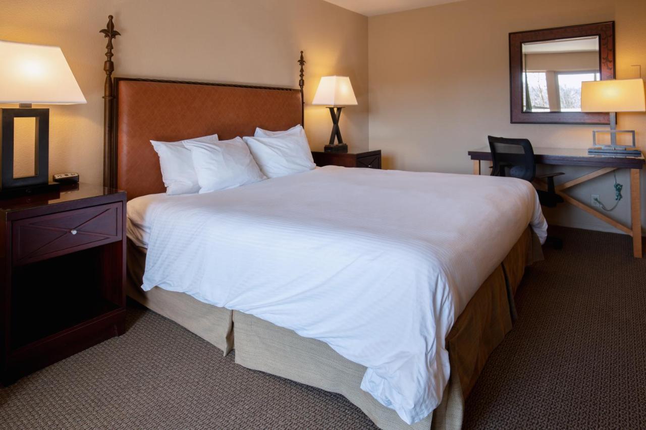 Premium King Room with River View at Riverside Inn