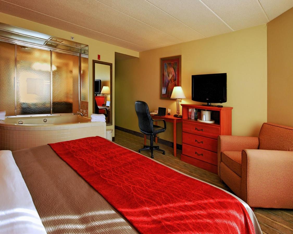 King Suite with Whirlpool - Non-Smoking at Comfort Inn University Center