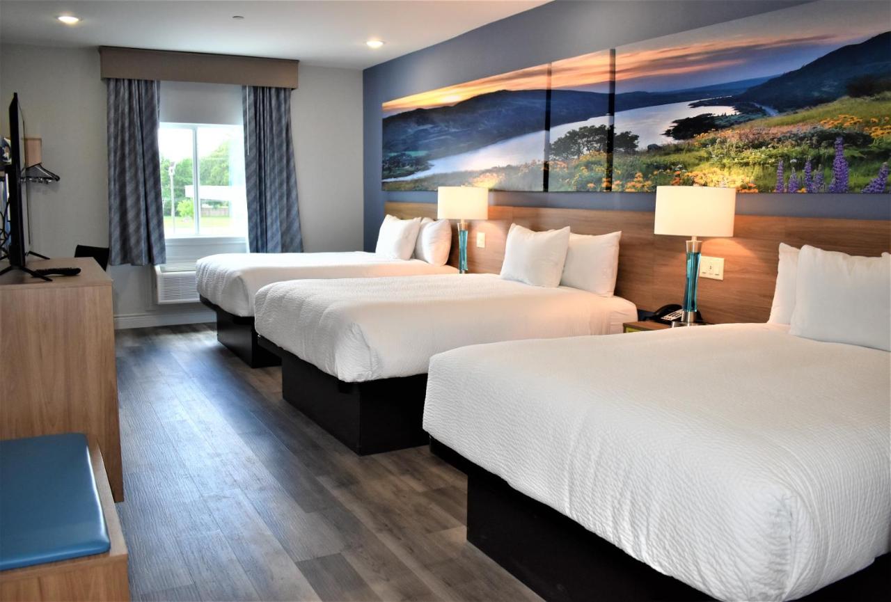 Queen Room with Three Queen Beds - Non-Smoking at Days Inn & Suites by Wyndham Downtown/University of Houston