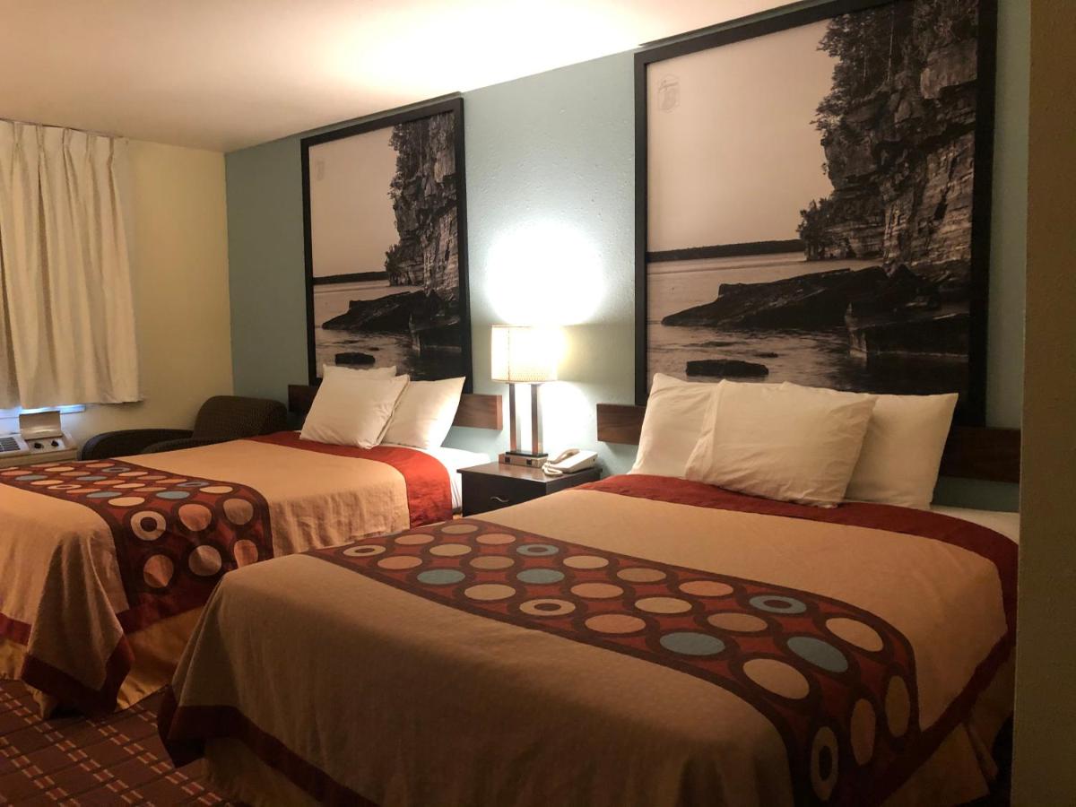 Double Room with Two Double Beds - Non-Smoking at Super 8 by Wyndham Plover Stevens Point Area