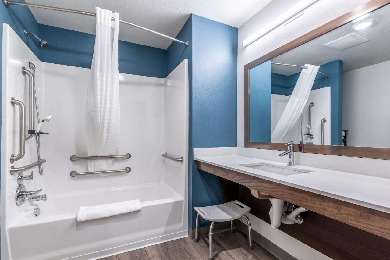 Queen Room with Two Queen Beds - Disability Access/Non-Smoking at WoodSpring Suites Indianapolis Castleton