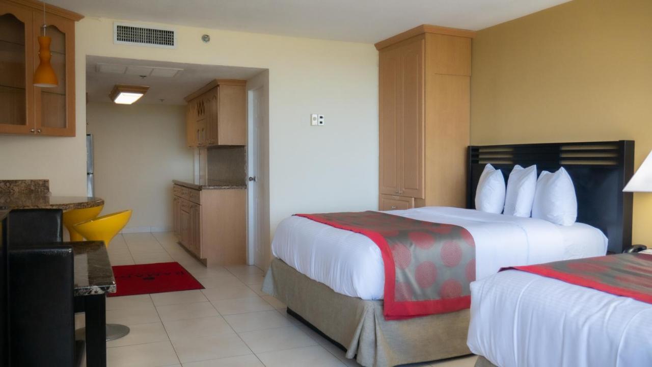 2 Queen Beds, Partial View, Non-Smoking at Ramada Plaza by Wyndham Marco Polo Beach Resort