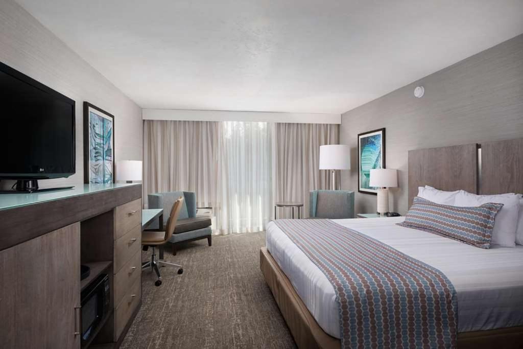 Queen Room with Hillside View and Bath Tub - Disability Access at Best Western Plus Agate Beach Inn