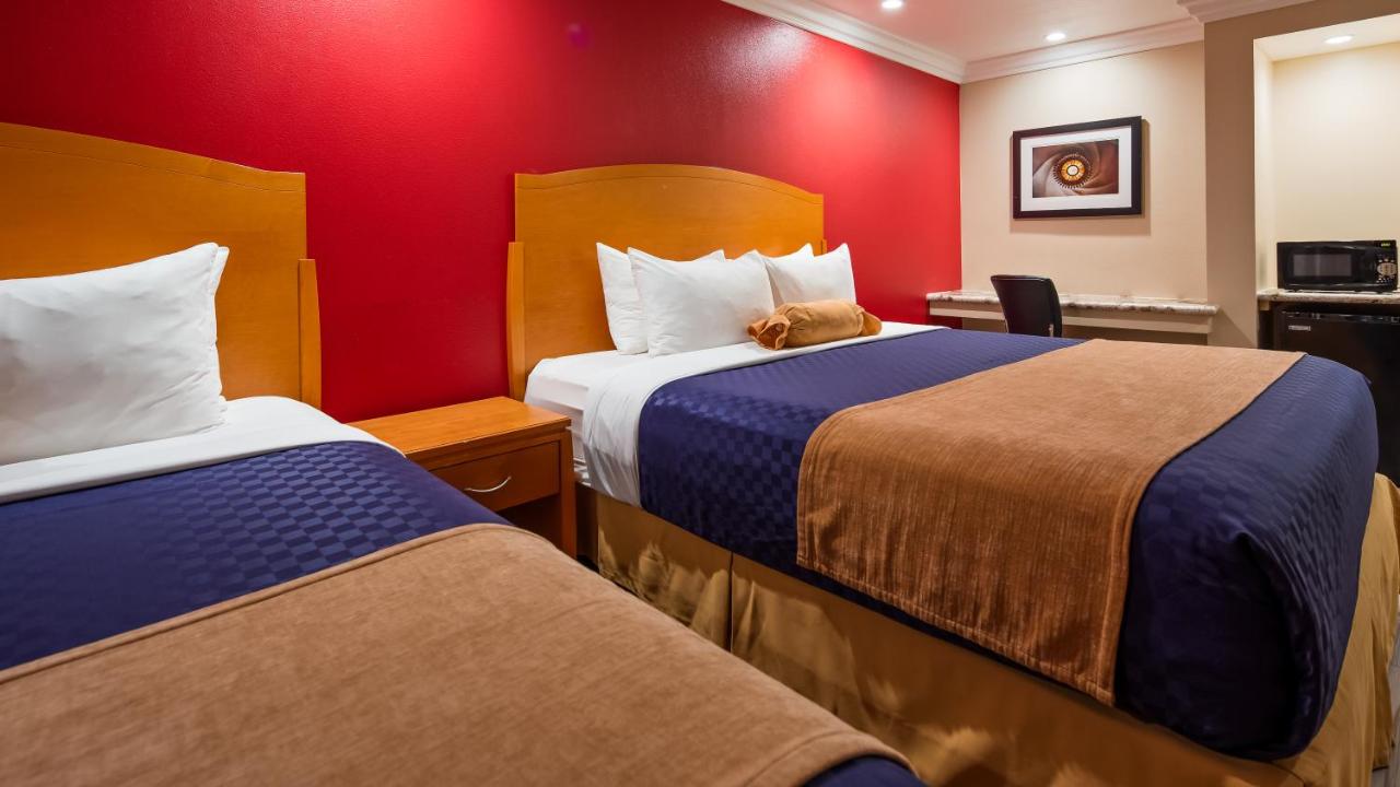 King Room with Two King Beds - Non-Smoking at Best Western Plus Anaheim Orange County Hotel