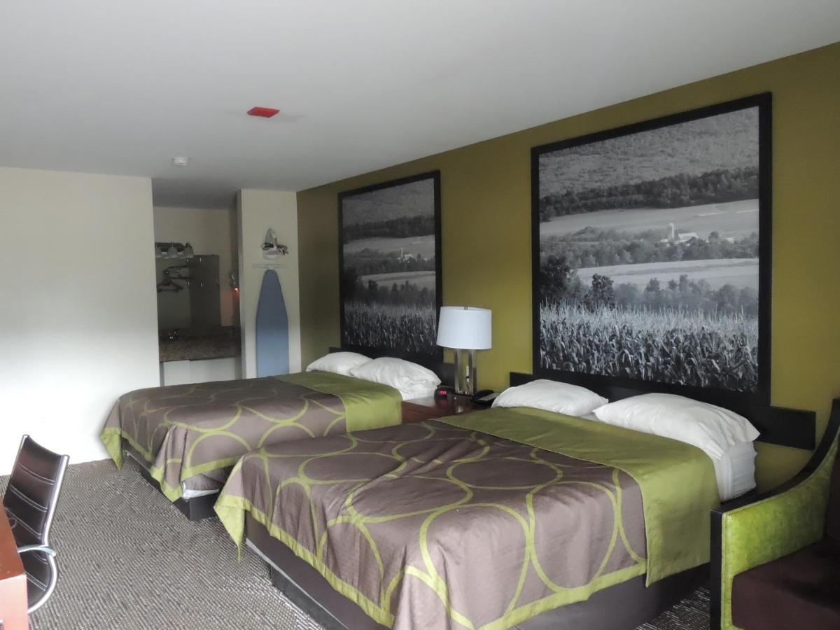 Queen Room with Two Queen Beds - Non-Smoking at Super 8 by Wyndham Mifflinville Near Bloomsburg