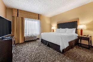 1 King Bed, One-Bedroom, Mobility/Hearing Accessible Suite, Roll-In Shower, NSMK at Wyndham Noblesville