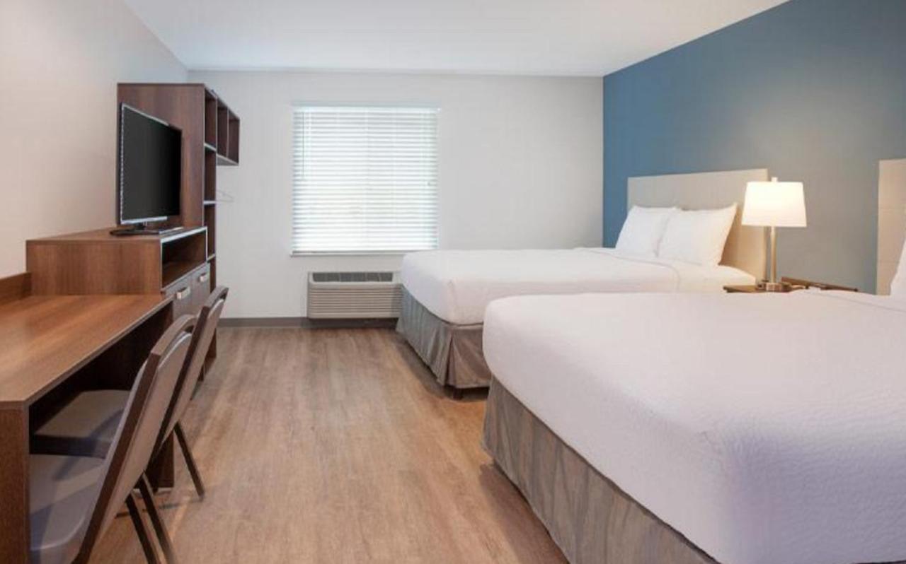 Queen Room with Two Queen Beds and Accessible Tub - Non-Smoking at WoodSpring Suites Washington DC Northeast Greenbelt