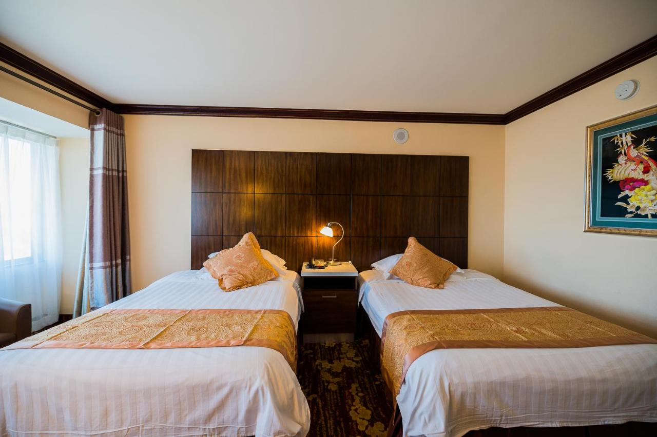 Business Two Double Bed Room at LA Crystal Hotel - Los Angeles Area