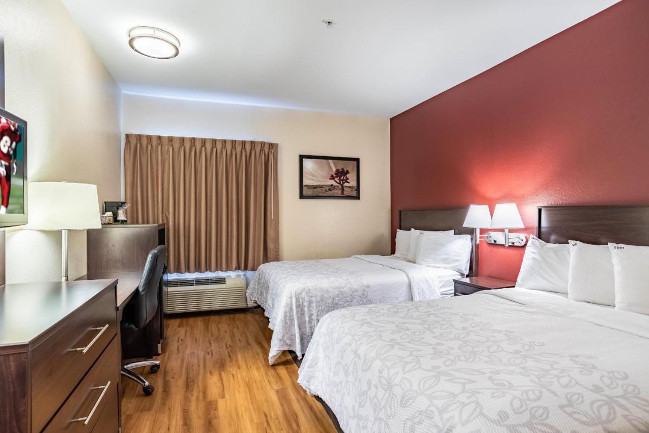 Standard Room with Two Double Beds Disability Access Roll-In Shower Smoke Free at Red Roof Inn PLUS+ Phoenix West