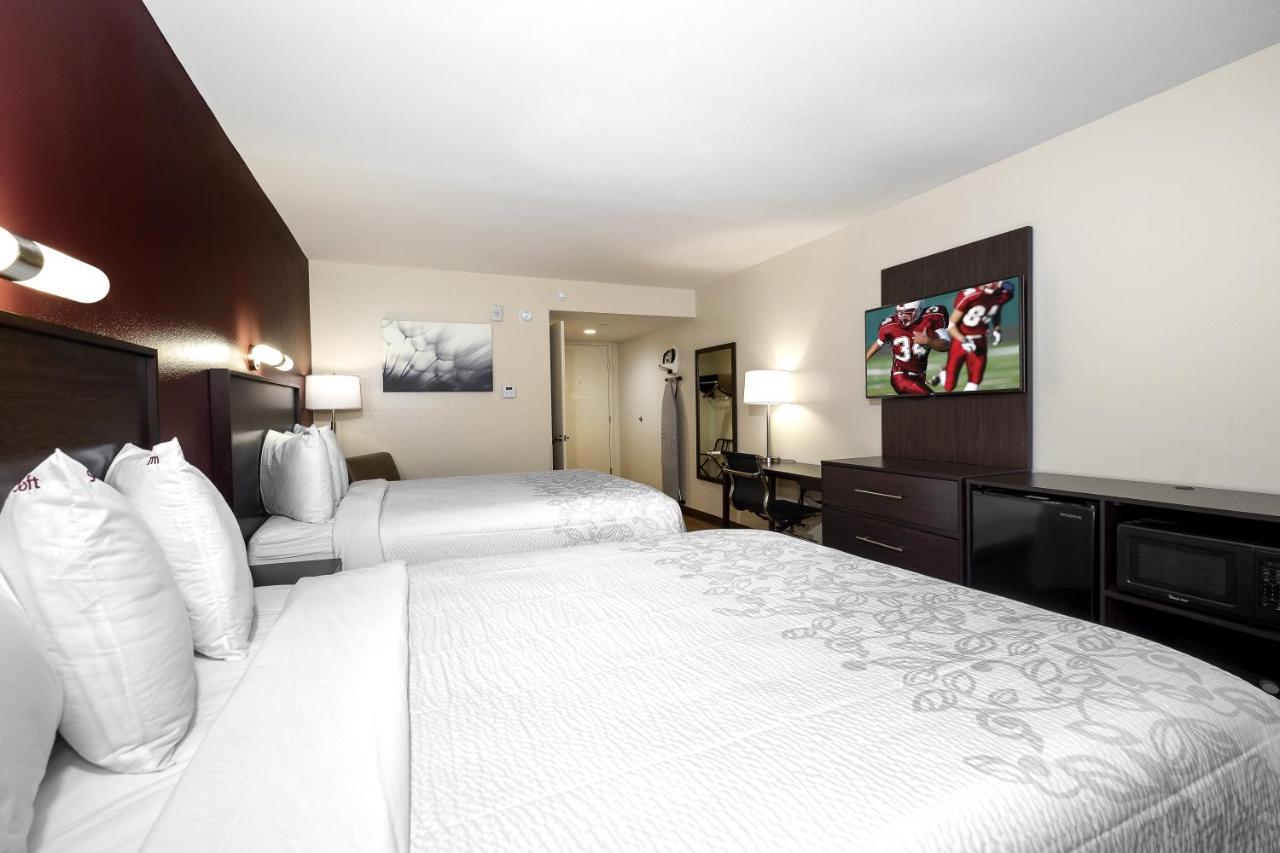 Deluxe Room with Two Queen Beds Disability Access Roll-In Shower Smoke Free at Red Roof Inn PLUS+ Tuscaloosa - University