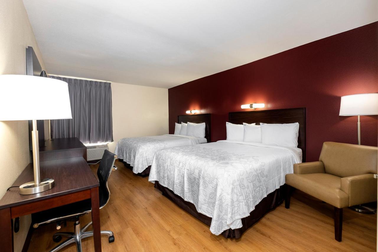 Deluxe Room with Two Queen Beds Disability Access Roll-In Shower Smoke Free at Red Roof Inn PLUS+ Tuscaloosa - University