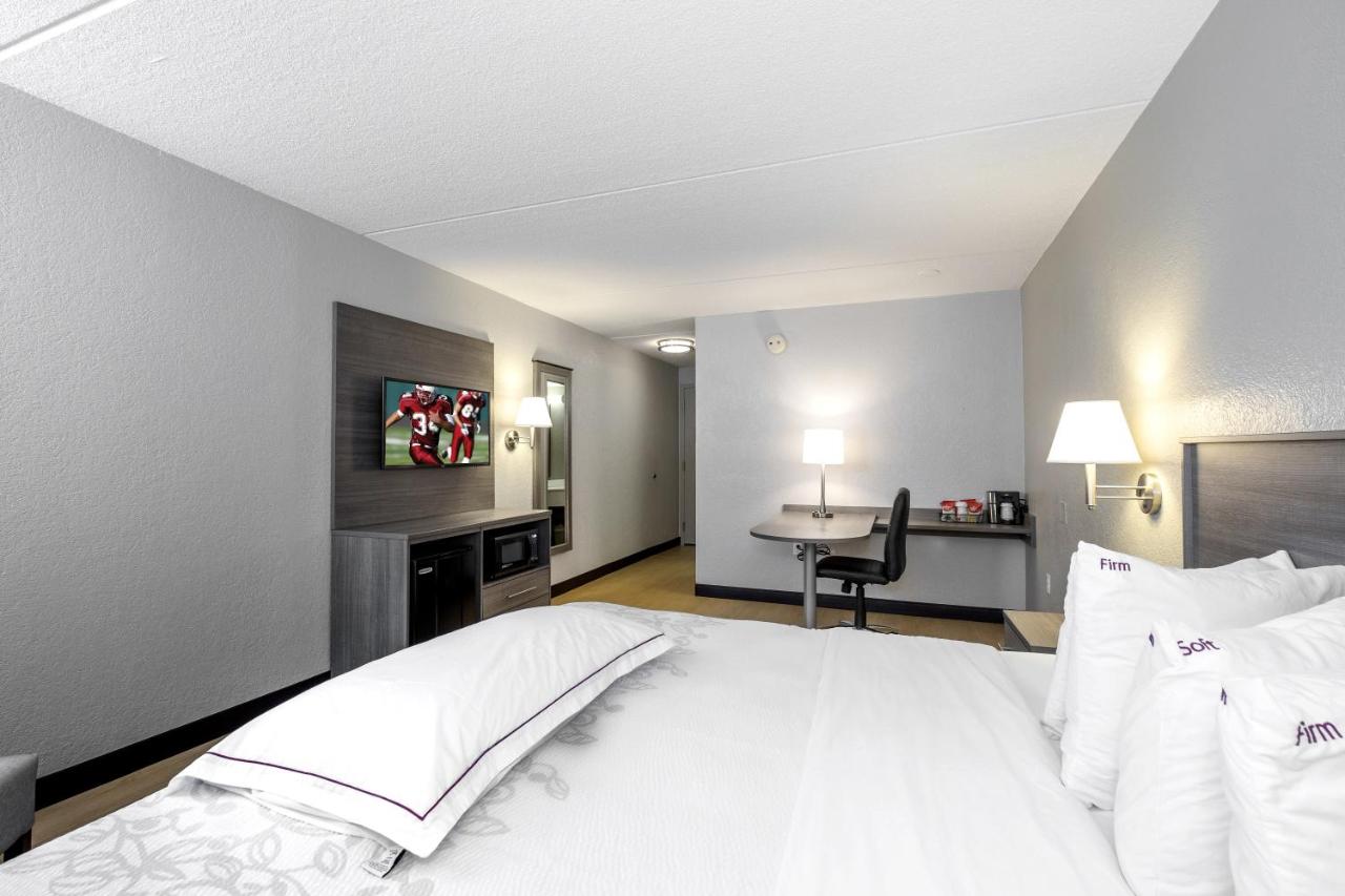 Premium King Room Smoke Free (Upgraded Bedding and Snack Box) at Red Roof Inn PLUS+ Boston - Mansfield/ Foxboro