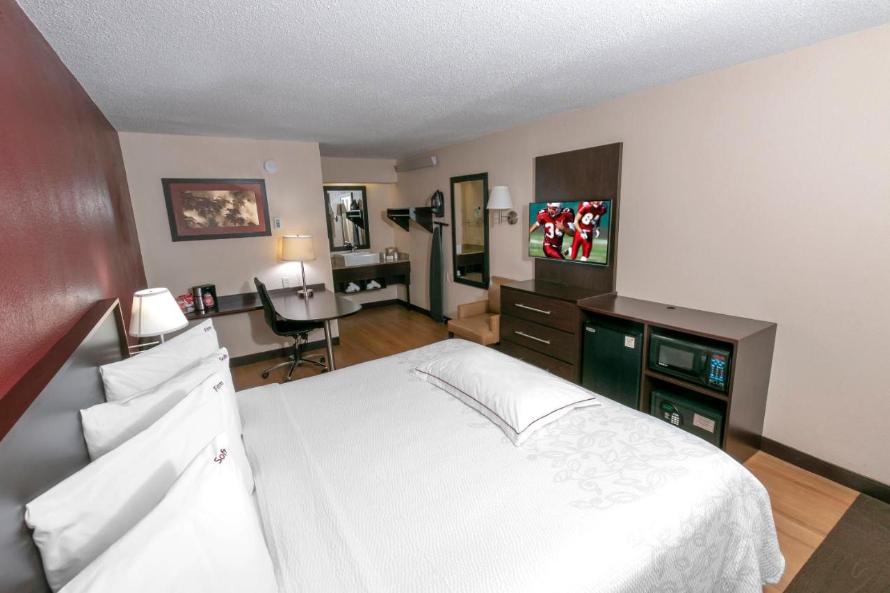 Premium King Room Smoke Free (Upgraded Bedding and Snack Box) at Red Roof Inn PLUS+ Washington DC - Rockville