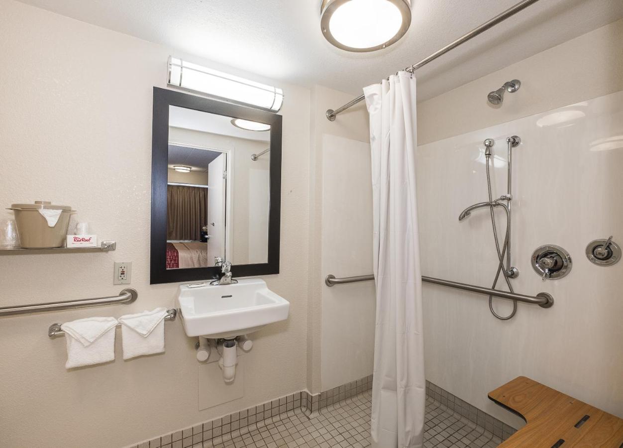 Superior King Room - Disability Access/Roll-in Shower Smoke Free at Red Roof Inn PLUS+ Boston - Framingham