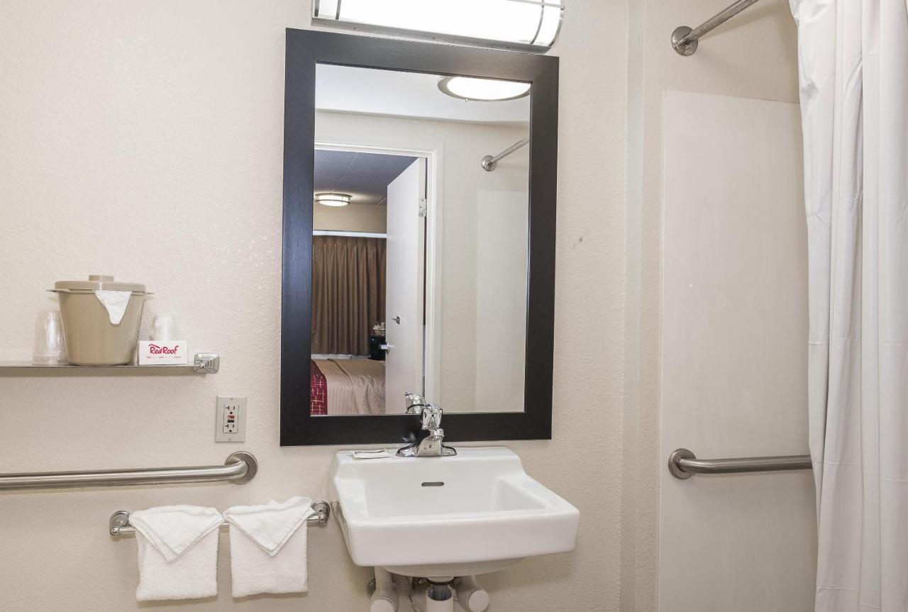 Superior King Room - Disability Access/Roll-in Shower Smoke Free at Red Roof Inn PLUS+ Boston - Framingham