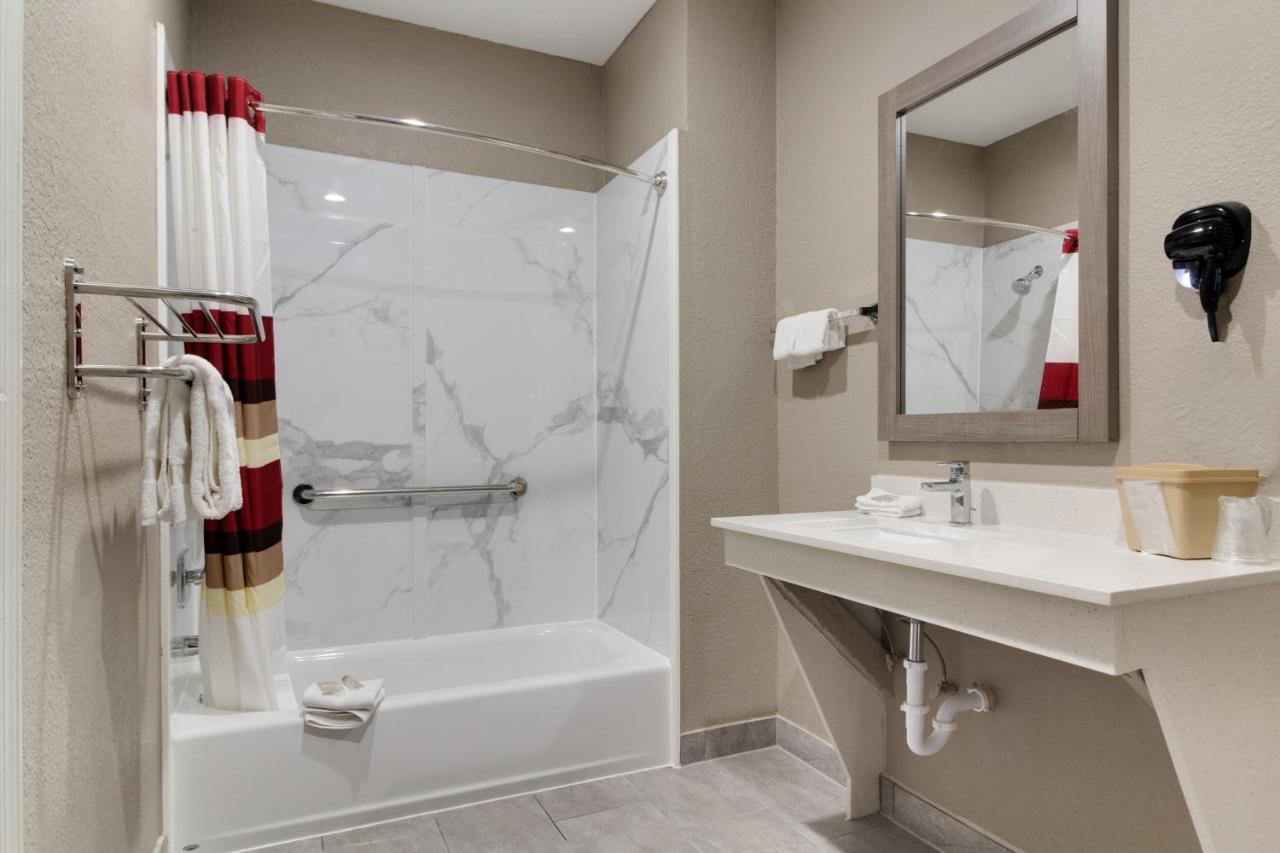 Superior Queen Room with Two Queen Beds - Disability Access/Smoke Free at Red Roof Inn PLUS+ Galveston - Beachfront