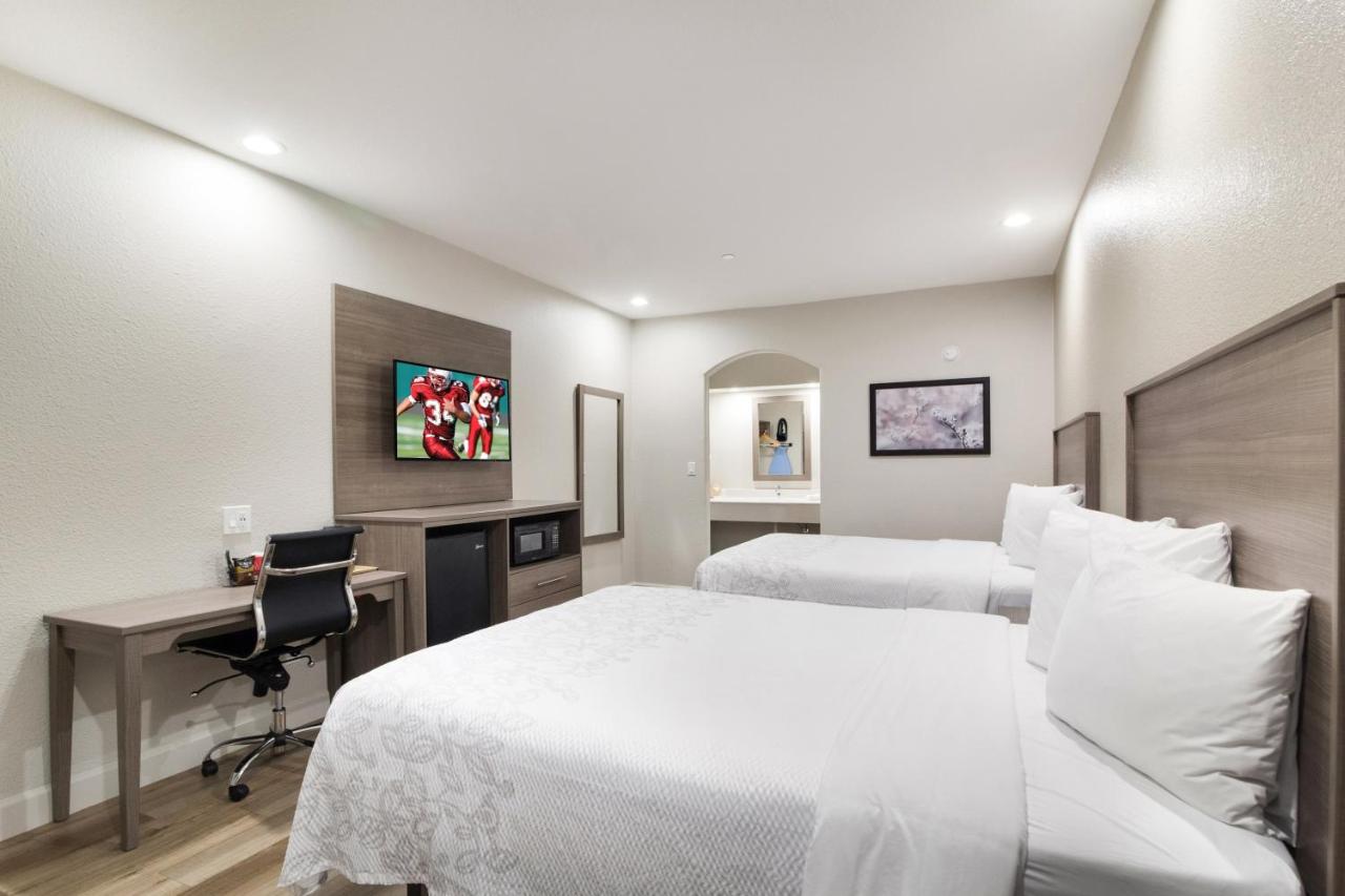 Superior Queen Room with Two Queen Beds - Disability Access/Smoke Free at Red Roof Inn PLUS+ Galveston - Beachfront