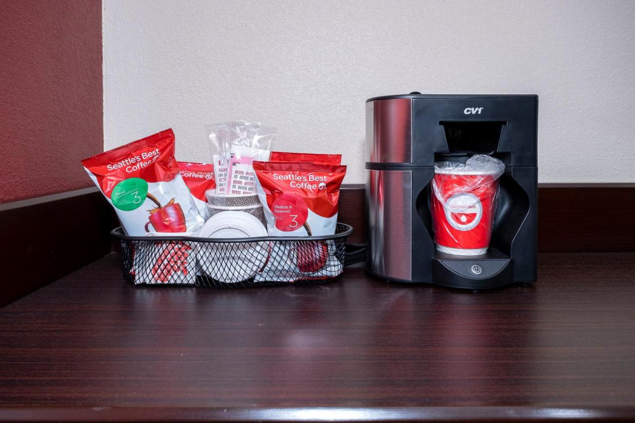 Premium King Room Disability Access Smoke Free (Upgraded Bedding & Snack Box) at Red Roof Inn PLUS+ Huntsville - Madison