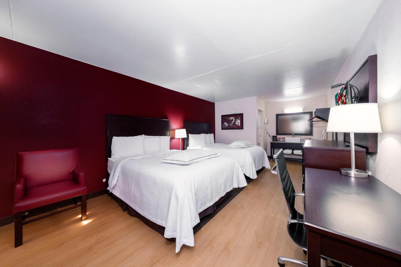 Premium Room with Two Queen Beds Smoke Free (Upgraded Bedding & Snack Box) at Red Roof Inn PLUS+ Huntsville - Madison