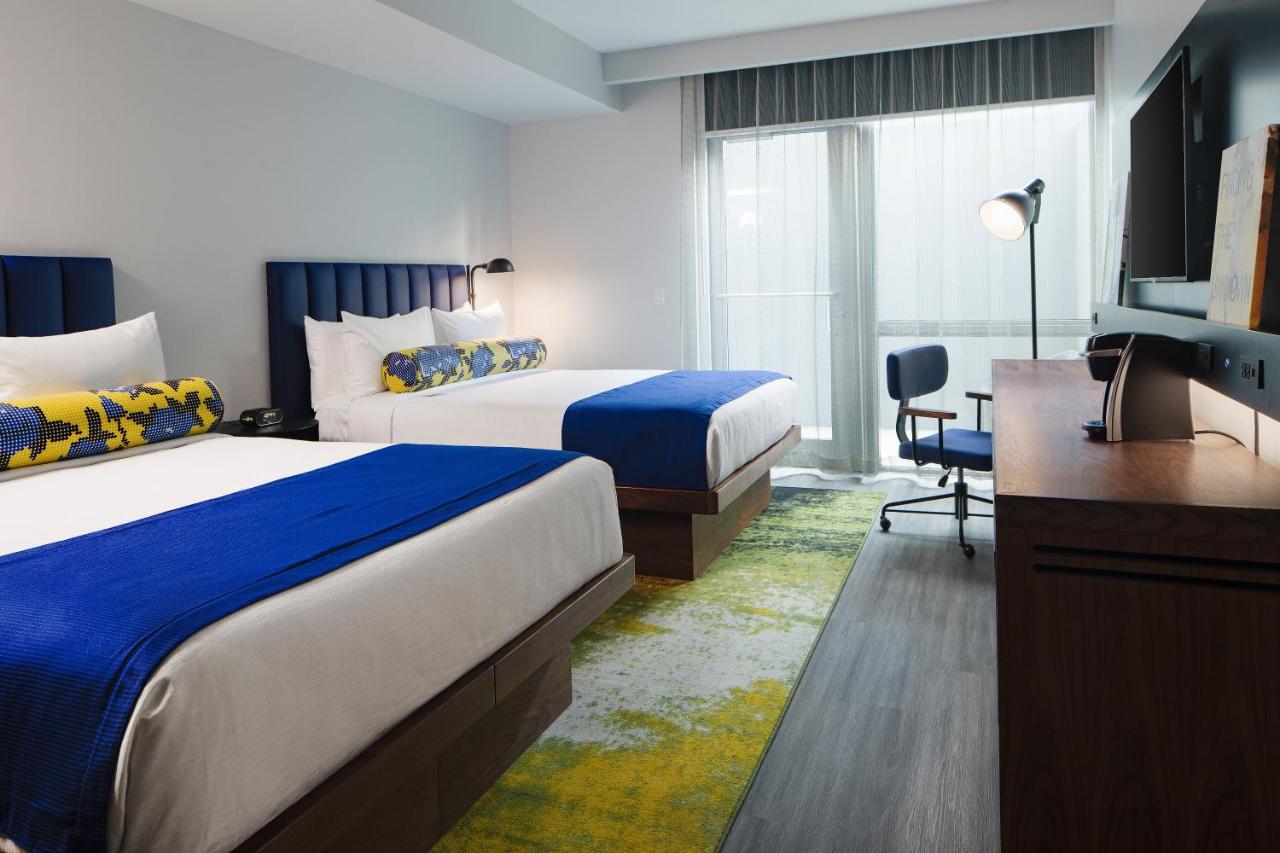 Queen Room with Two Queen Beds and Mobility Accessible Roll-In Shower - Non-Smoking at Hotel Indigo Miami Brickell by IHG
