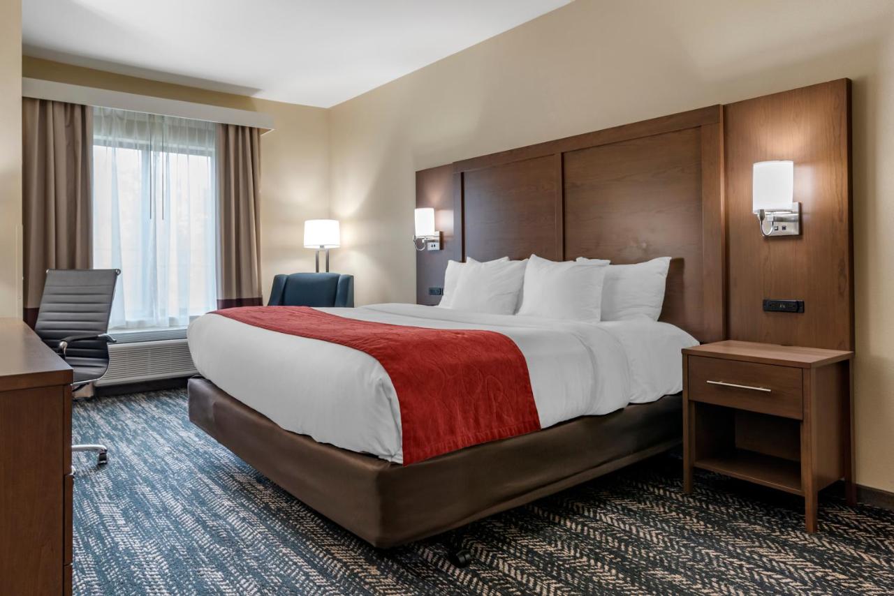 King Room with Roll-In Shower - Accessible/Non-Smoking at Comfort Inn & Suites Downtown near University