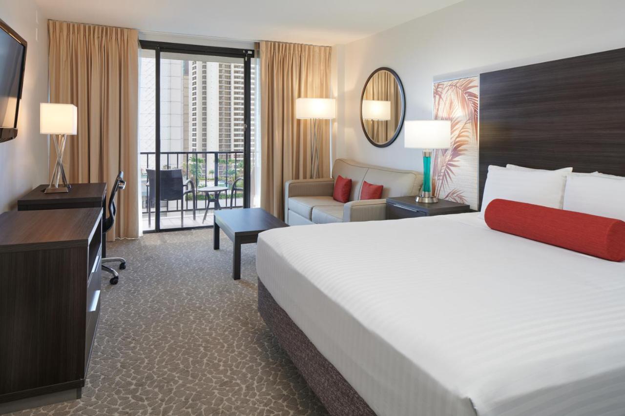 Room with Partial Ocean at Aqua Palms Waikiki