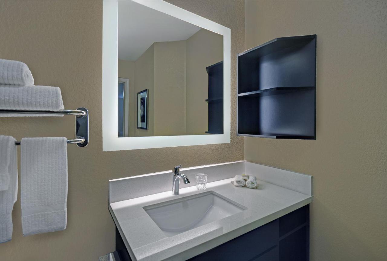 One-Bedroom King Suite with Mobility Accessible Roll-In Shower at Candlewood Suites Sumter by IHG