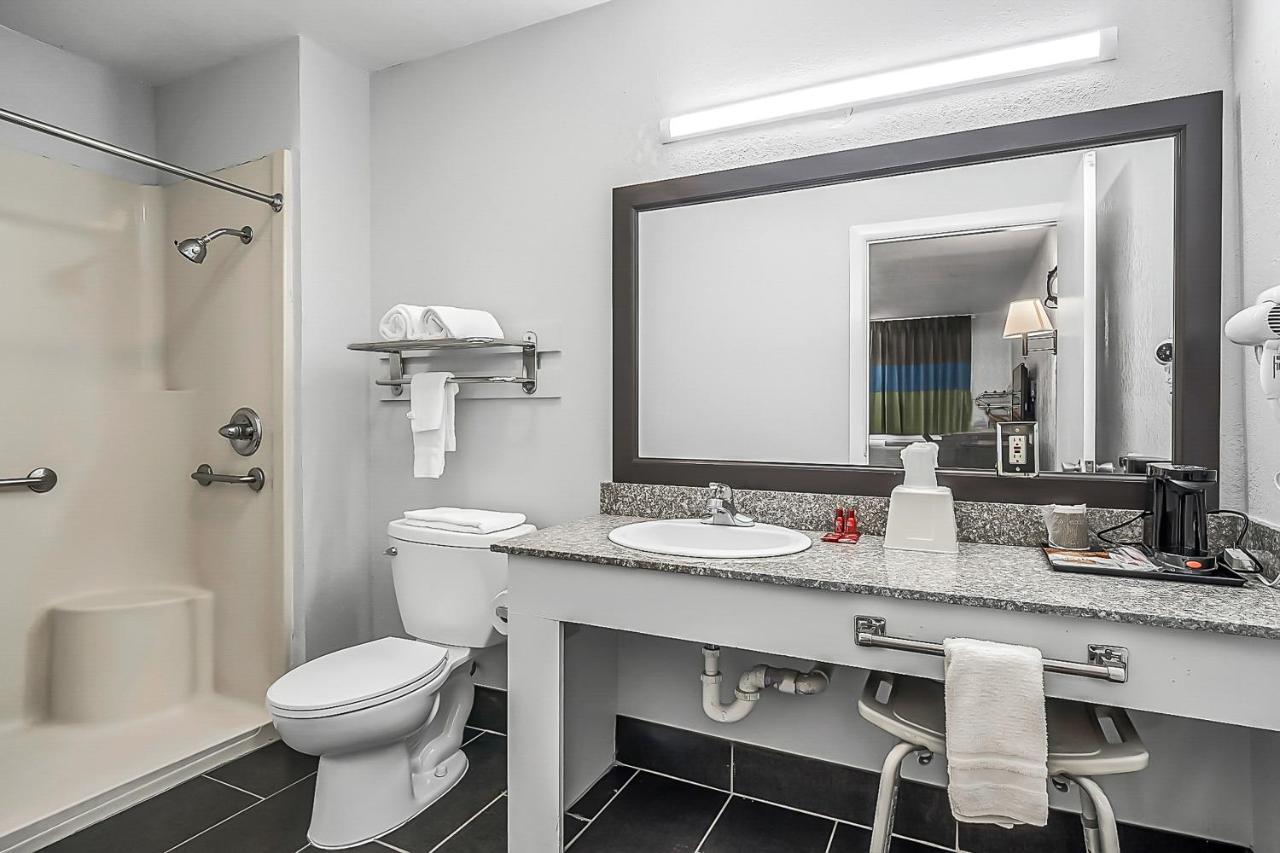 King Room with Roll-In Shower - Disability Access at SureStay Hotel by Best Western Oklahoma City West