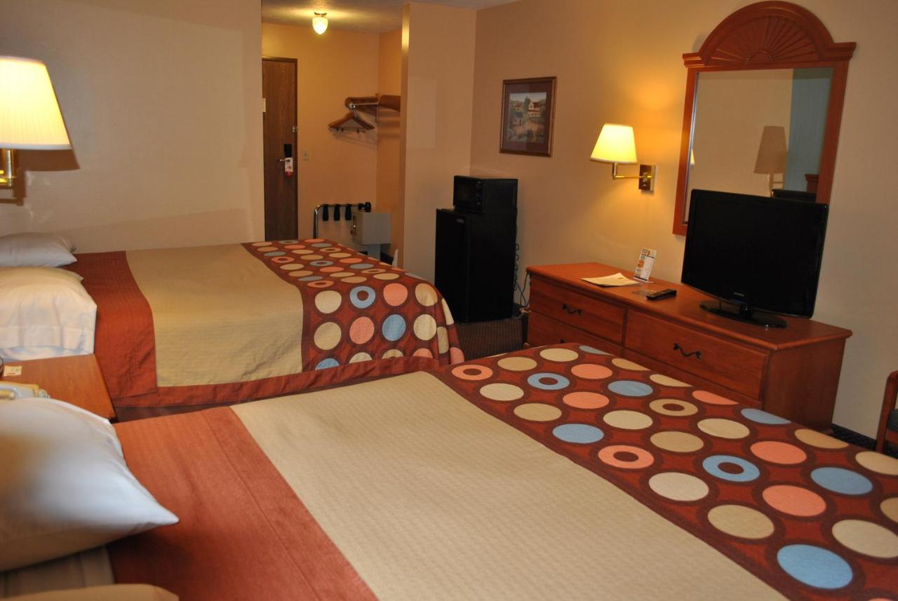 Queen Room with Two Queen Beds - Non-Smoking at Super 8 by Wyndham Shipshewana