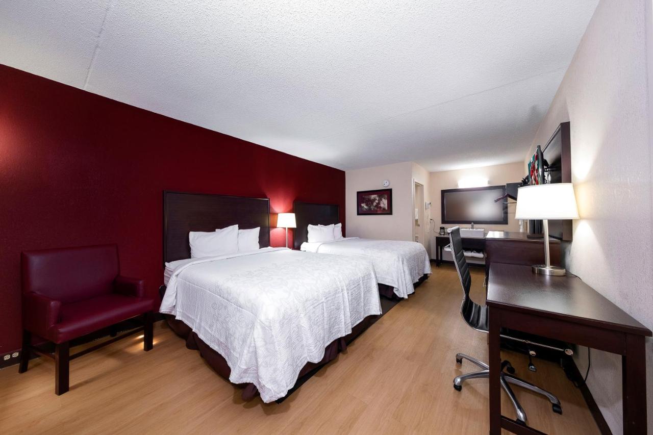 Premium Room with Two Queen Beds Smoke Free (Upgraded Bedding & Snack Box) at Red Roof Inn PLUS+ Huntsville - Madison