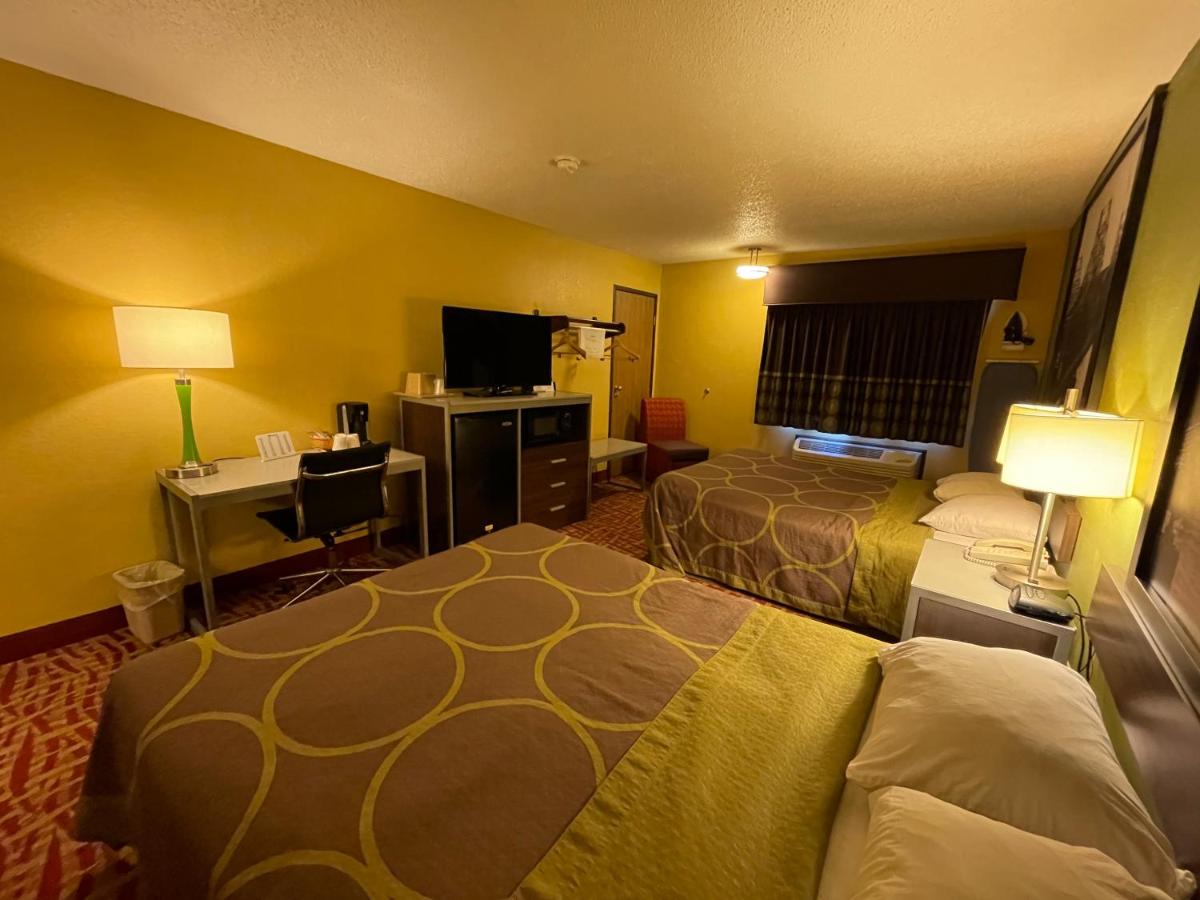 Queen Room with Two Queen Beds - Non-Smoking at Super 8 by Wyndham Van Buren/Ft. Smith Area