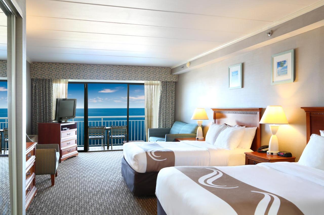 Efficiency, Oceanfront, Exterior Entrance, 2 Double Beds & Sofa Bed, Non Smoking at Quality Inn Boardwalk