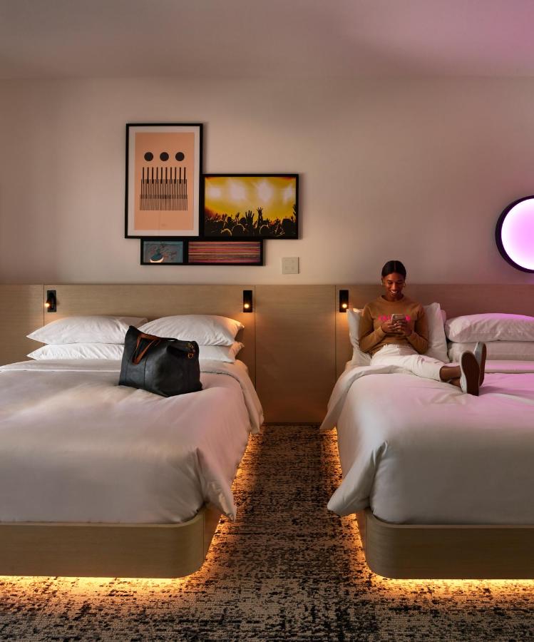 Superior Queen Room with Two Queen Beds at Reverb by Hard Rock Downtown Atlanta