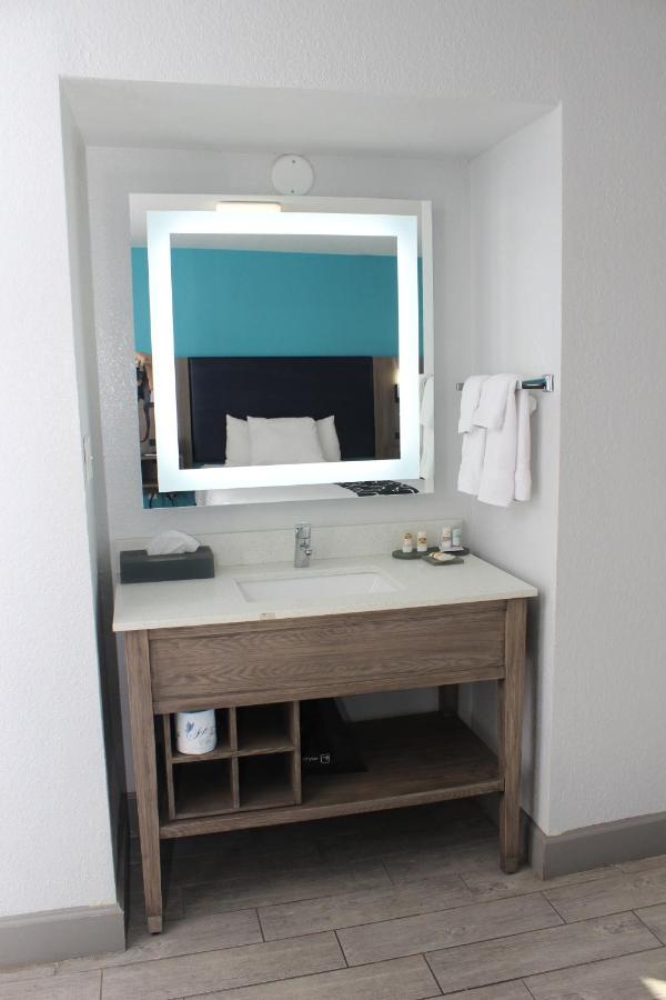 Split Room with Two Queen Beds and City View - Non-Smoking at La Quinta Inn & Suites by Wyndham Oceanfront Daytona Beach