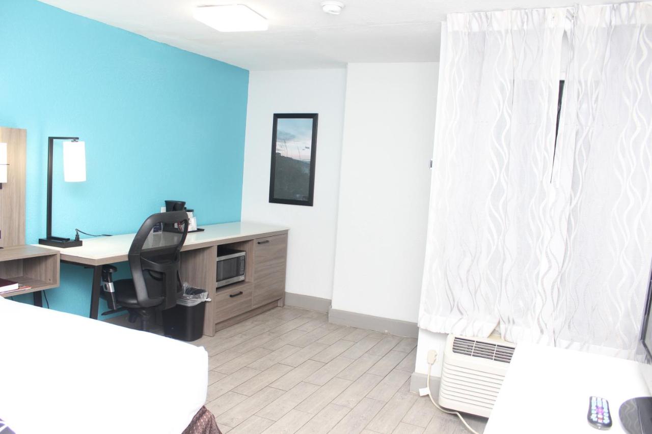 Split Room with Two Queen Beds and City View - Non-Smoking at La Quinta Inn & Suites by Wyndham Oceanfront Daytona Beach