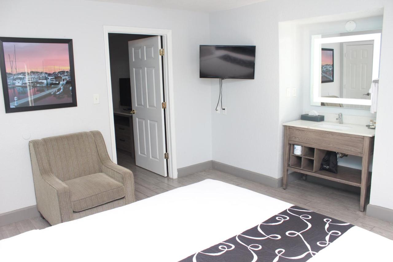 Split Room with Two Queen Beds and City View - Non-Smoking at La Quinta Inn & Suites by Wyndham Oceanfront Daytona Beach