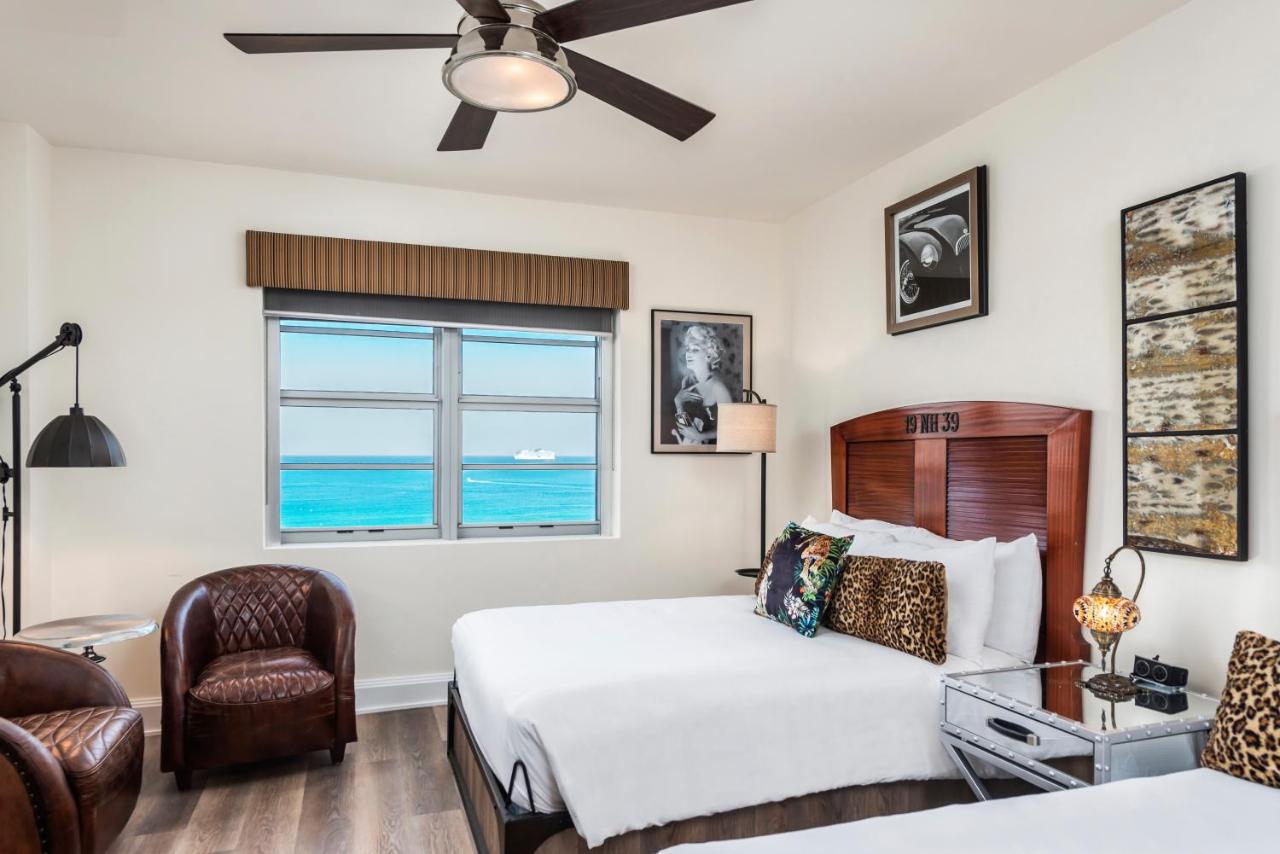 Double Room with Two Double Beds - Ocean View at The National Hotel Miami Beach