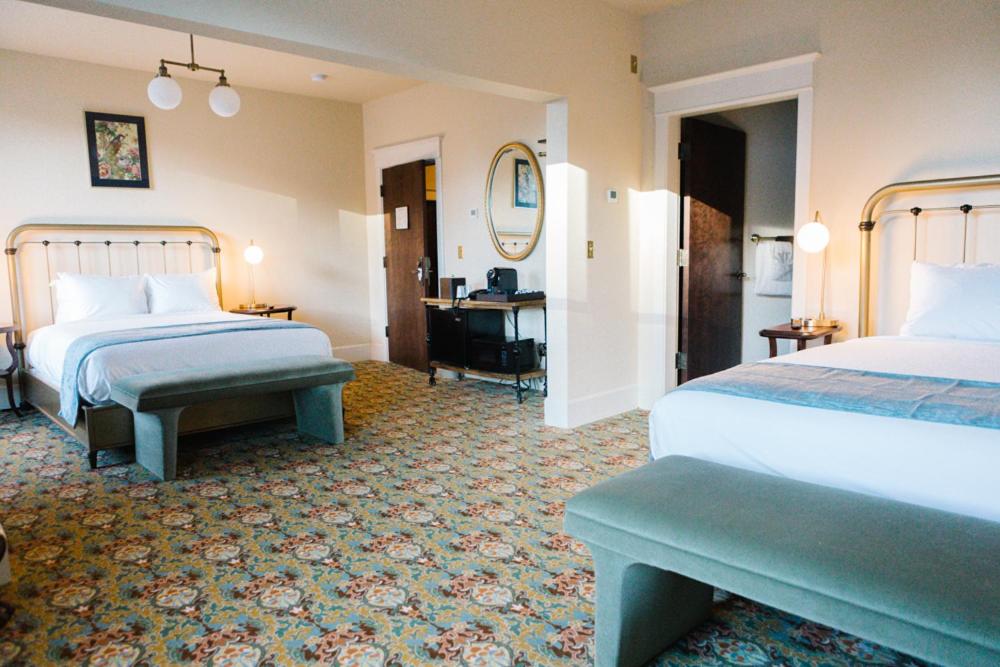 Queen Room with Two Queen Beds at Belvada Hotel