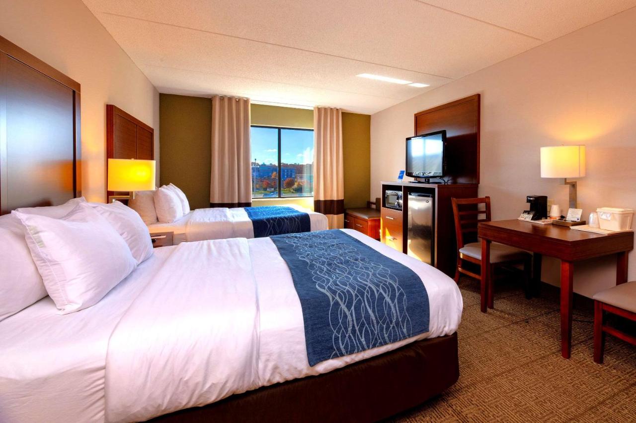Queen Room with Two Queen Beds - Non-Smoking at Comfort Inn Near Quantico Main Gate North